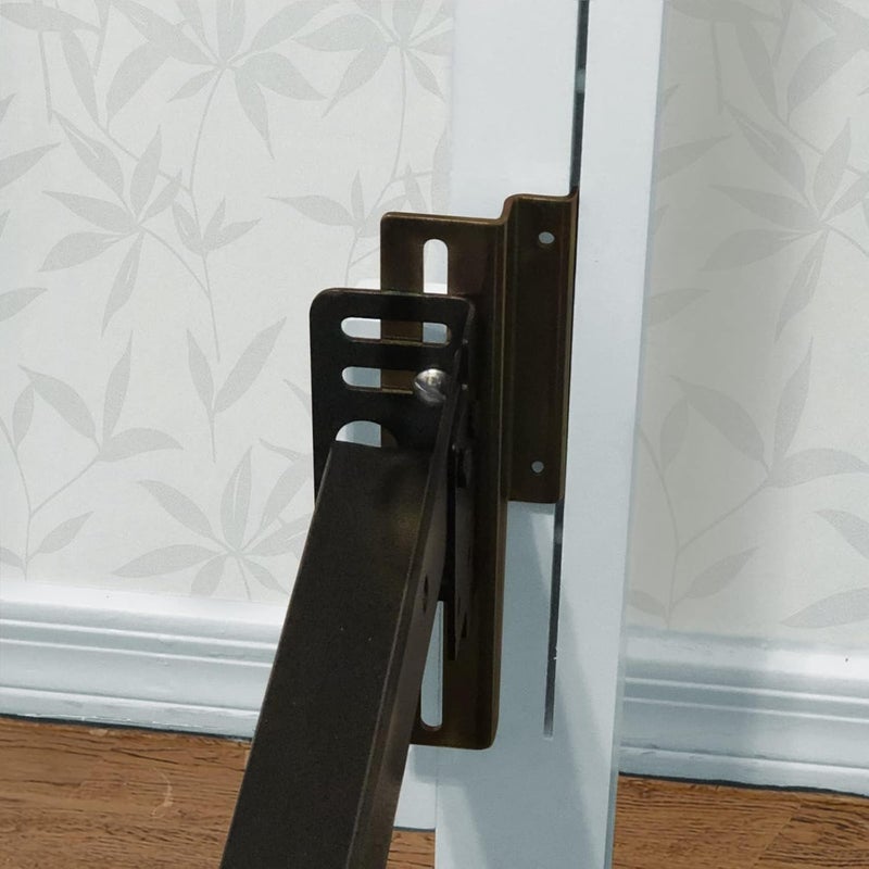 Dashu 4 Pcs Headboard Adapter Brackets, Bed Frame Bracket Extenders for Headboard, Headboard Adapter Kit for Metal Frame, Headboard Attachment Kit, Bed Frame Hooks Bracket for Headboard - Image 3